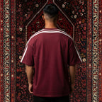KUREON Vintage Racing Oversized Graphic T-Shirt – Premium Cotton Streetwear | Maroon